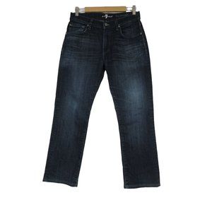 7‎ for All Mankind Airweft The Straight dark vintage wash straight leg jeans 29